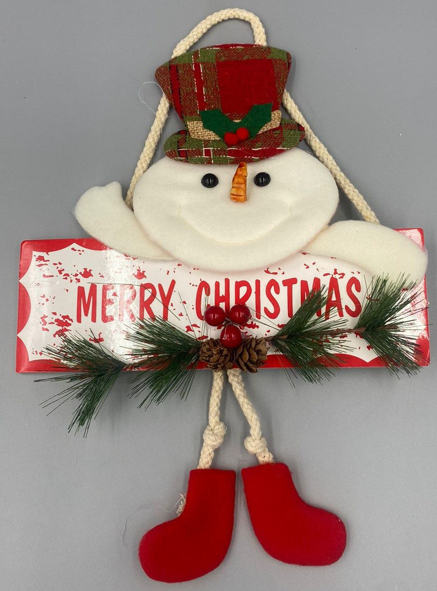 Christmas Decorations Wall Hang A0544 -Snowman