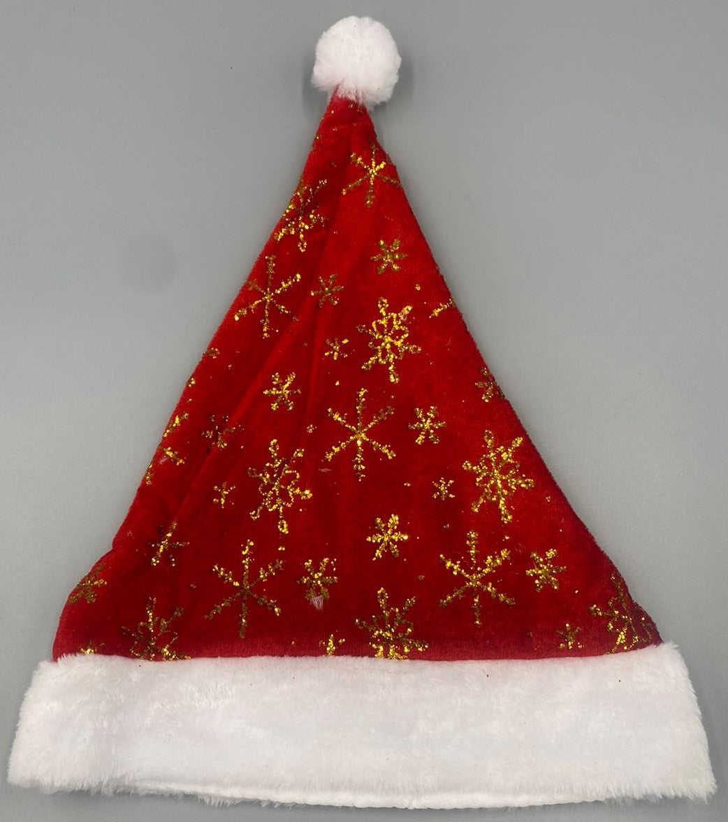 Christmas Decorations Santa Hat M30 Red Snow