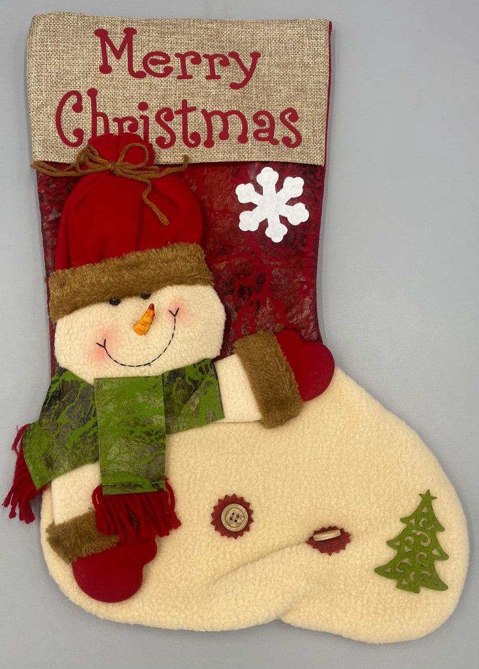 Christmas Decorations Stockings M47 Snowman