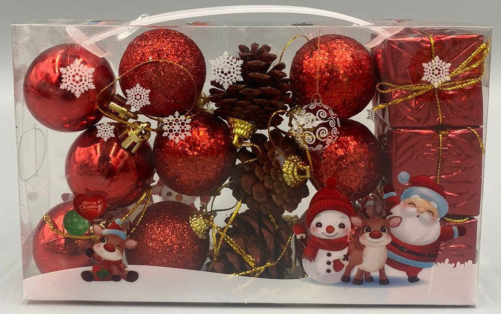 Christmas Decorations Balls F2514 15PCS Pack