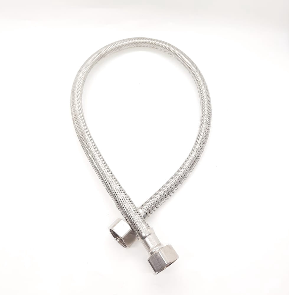 Flex Hose 1/2" X 1/2" X 24" Metal