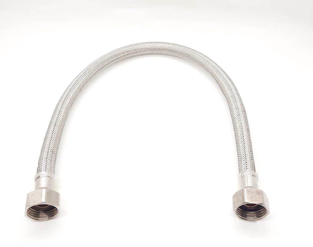 Flex Hose 1/2" X 1/2" X 20" Metal