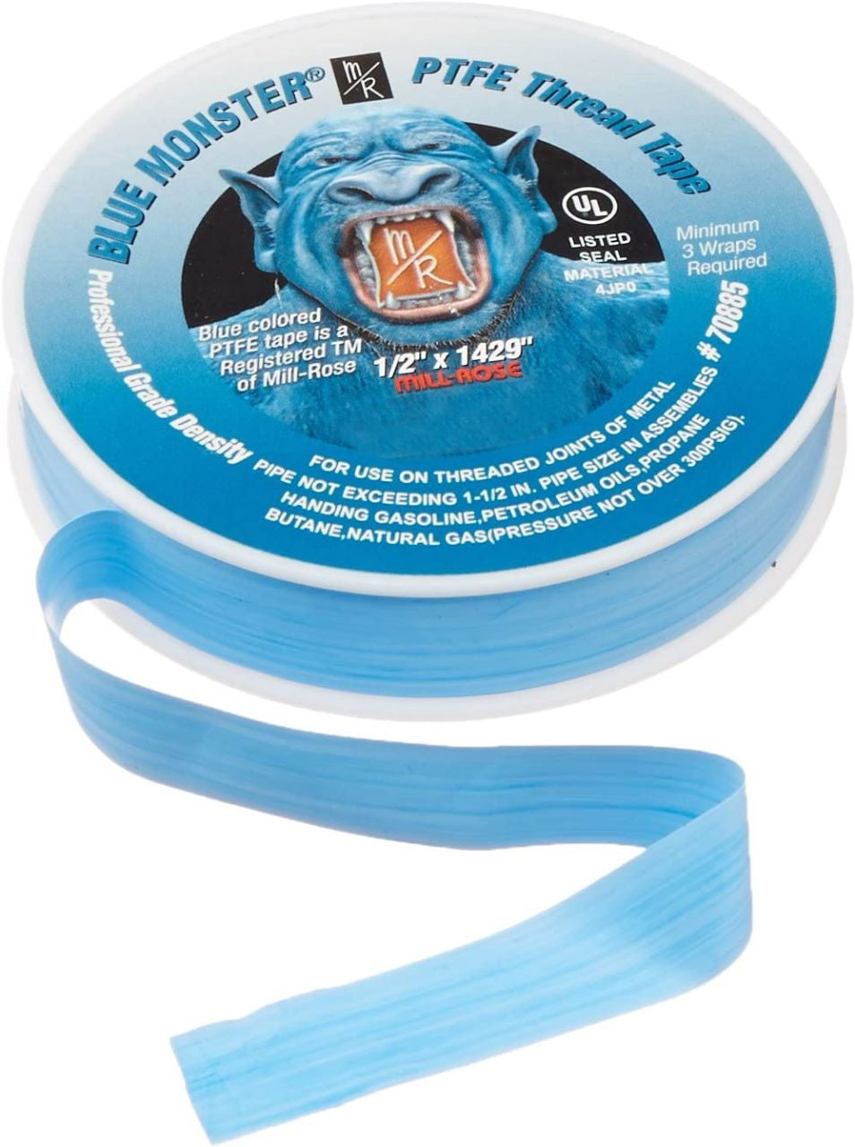Thread Seal Tape Blue Monster 1/2" X 1429" #70885
