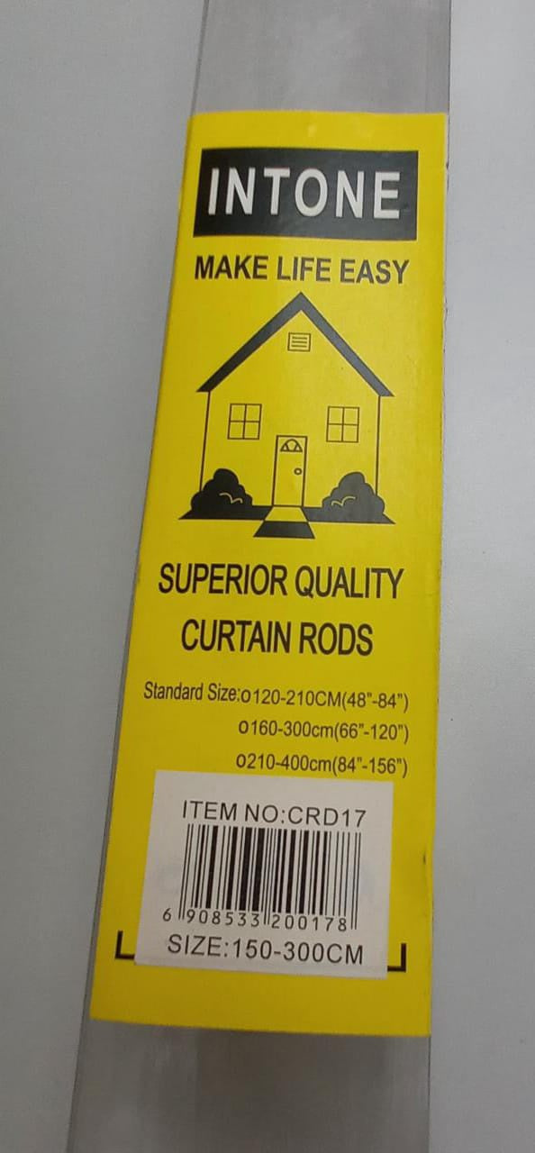 Curtain Rod CRD17 150-300CM 59" to 118"