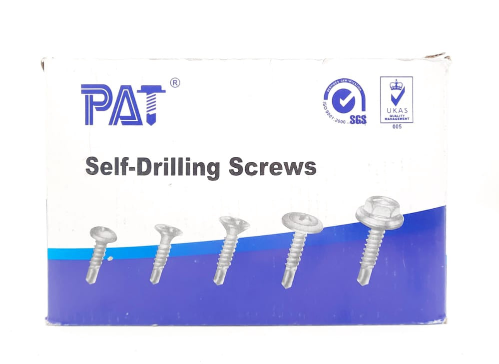 Screw Ind. 1" Unpainted METAL-WOOD Pat 500PCS Per Box