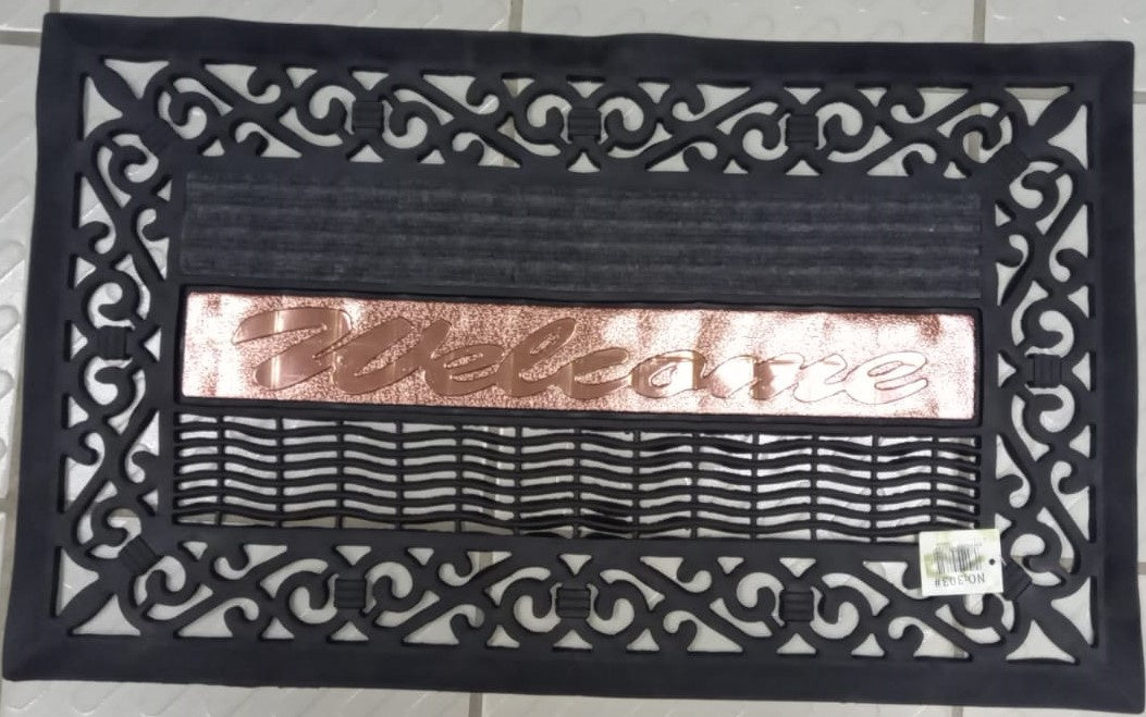 Floor Mat 21" X 13.5" 303# Rubber Door Welcome