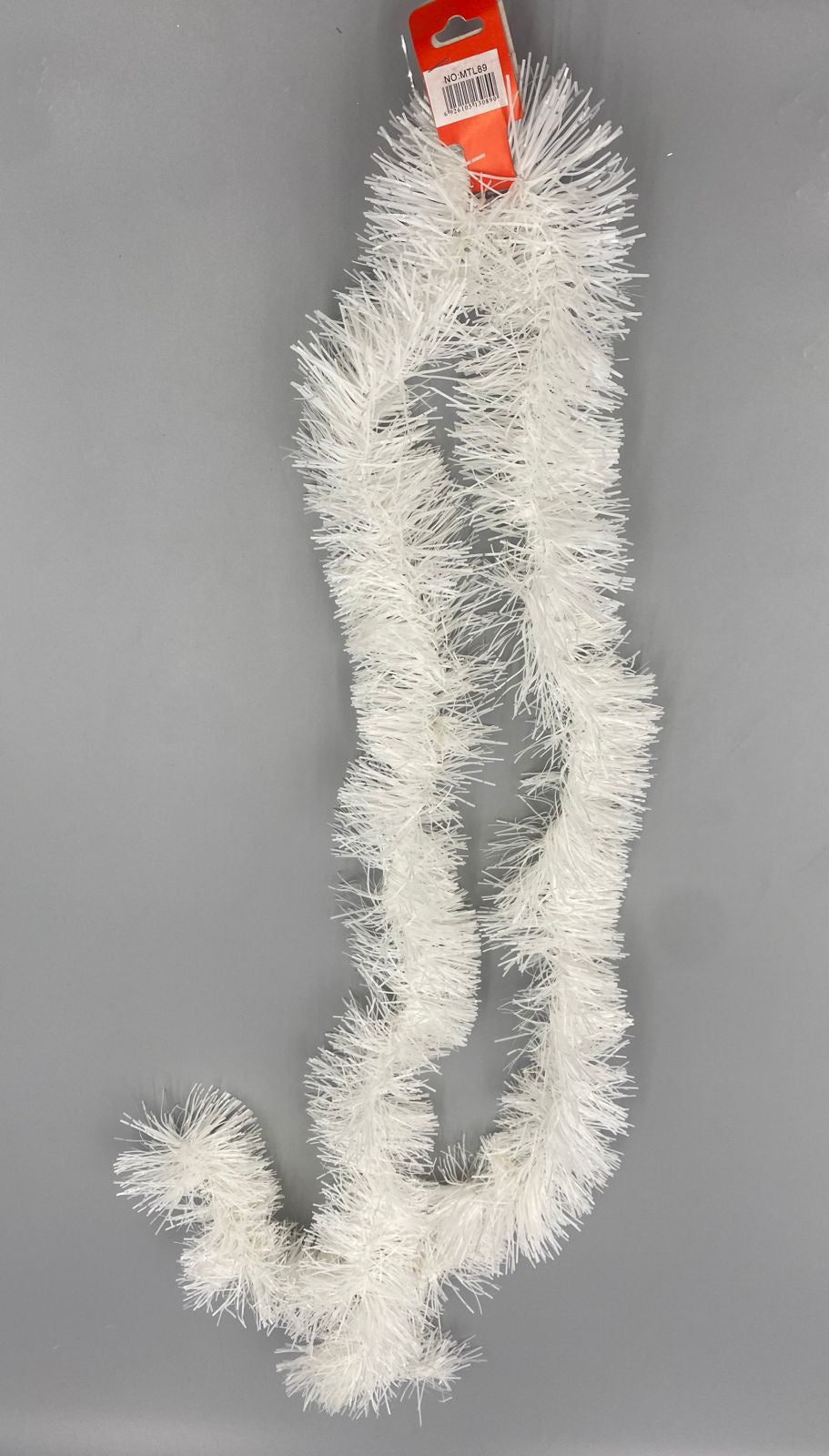 Christmas Decorations Streamer MTL89 White