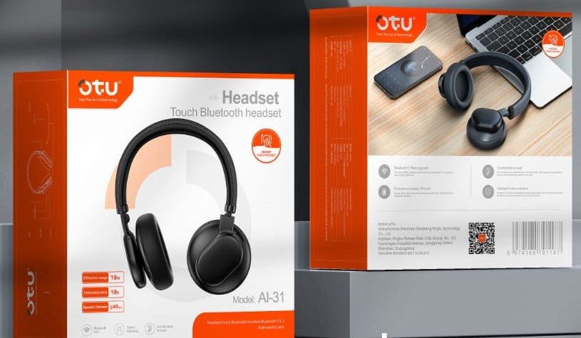OTU Headphones AI-31 Touch Headset V5.1 Bluetooth
