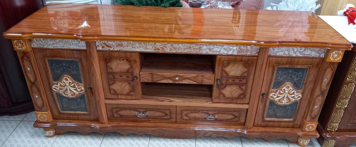 TV Stand 2698 Wood with Cupboard