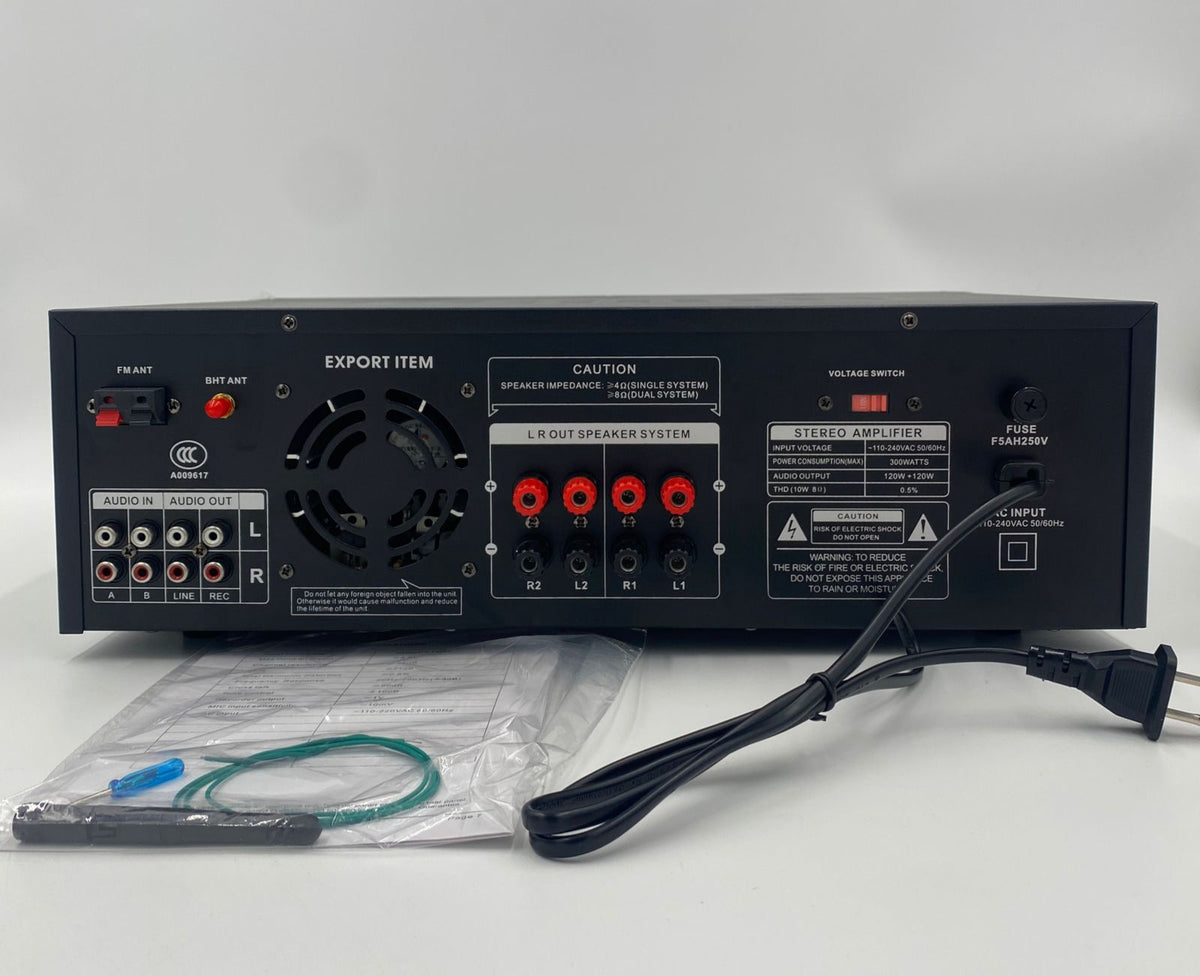 VLLIODOR Amplifier DS-9702 KB100 120W + 120W (240W)