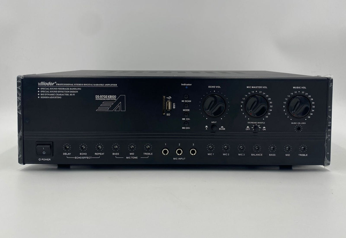VLLIODOR Amplifier DS-9702 KB100 120W + 120W (240W)