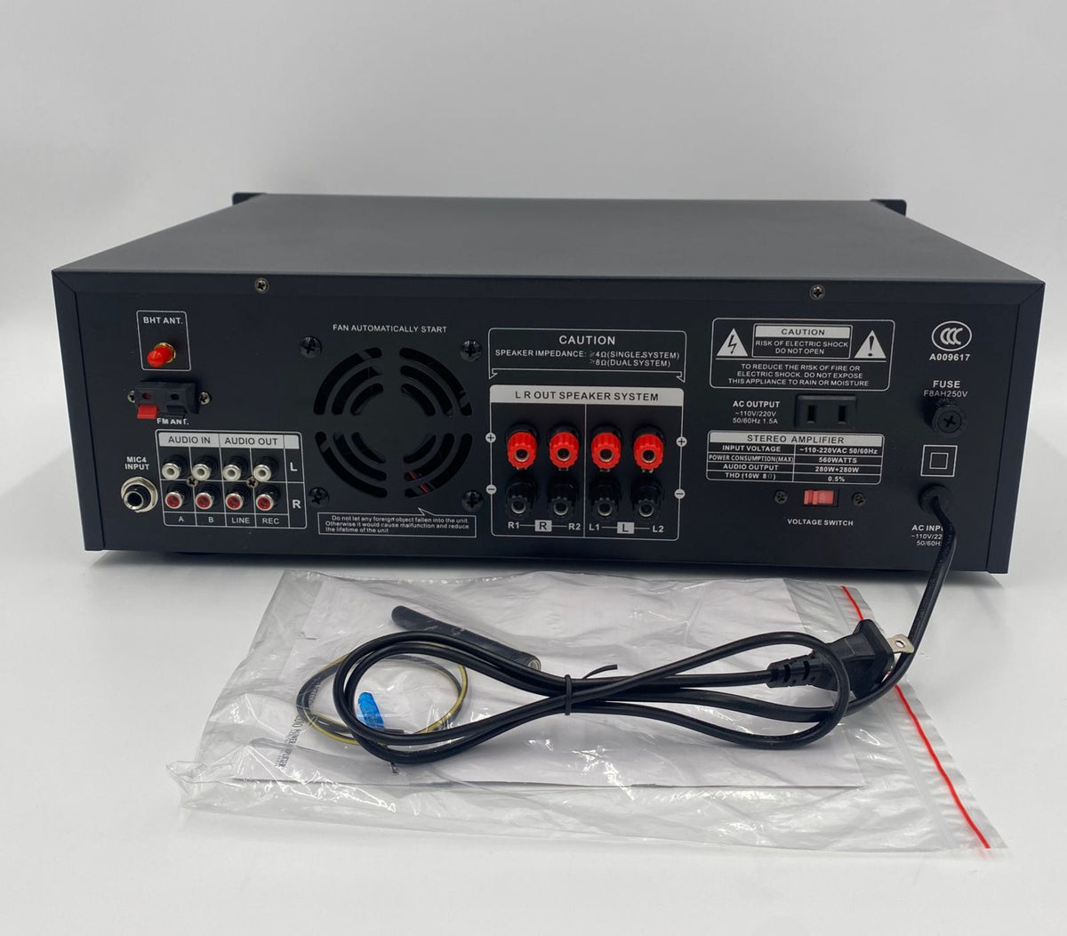 VLLIODOR Amplifier KM-800 280W+280W 560W