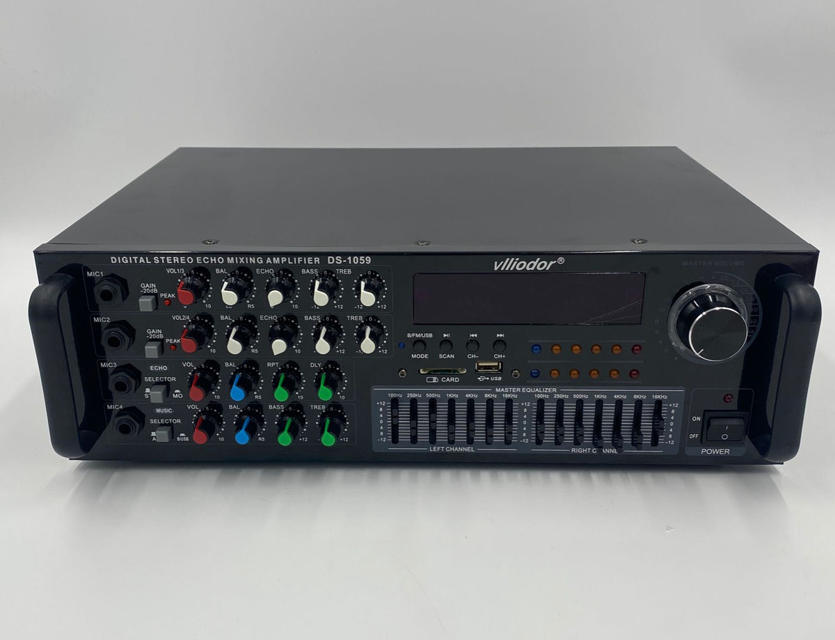 VLLIODOR Amplifier DS-1059 185W + 185W (370W)