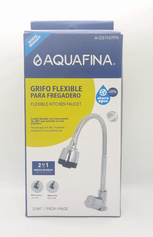 Goose Neck Faucet 1/2" Flex Head Aquafina A-GS1107FN