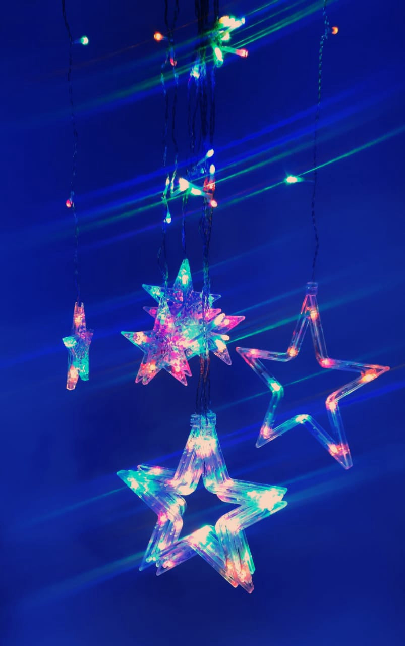 Fairy Light LED Clear Star MULTI-COLOR