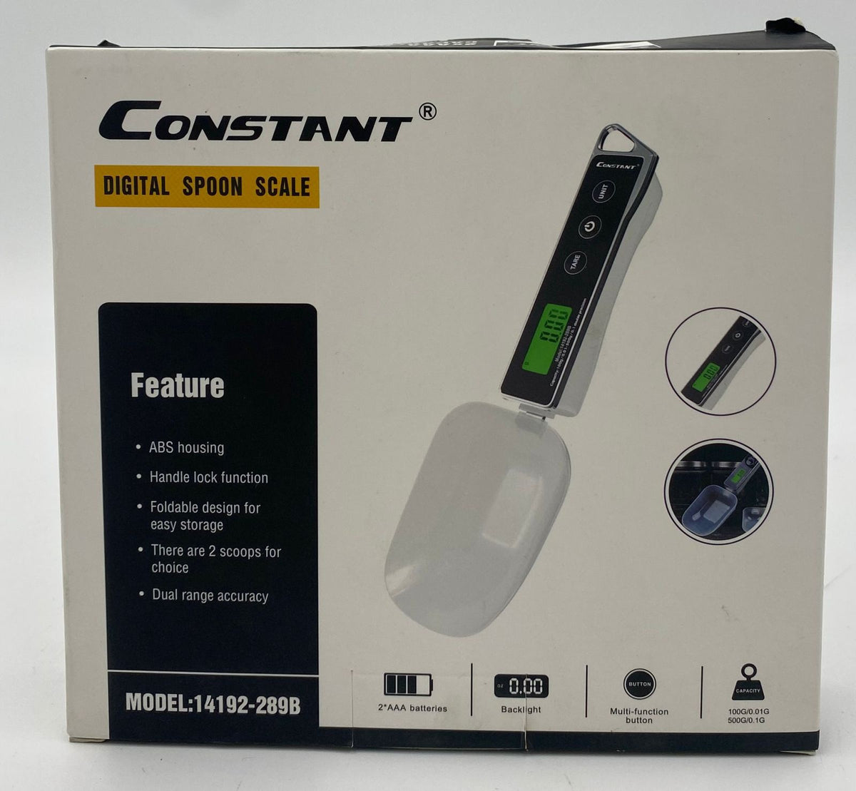 Scale Electronic Kitchen Constant 14192-289B Digital Spoon Scale