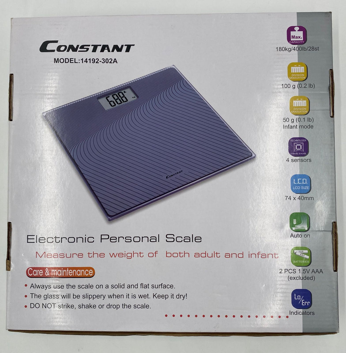 Scale Bathroom Constant 14192-302A Personal Digital