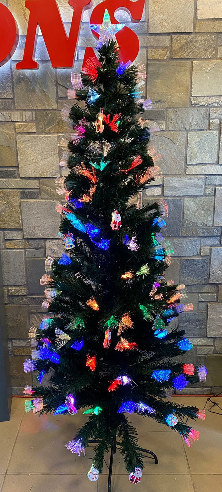Christmas Decorations Tree White TRE-230 7.5FT LED Lighted