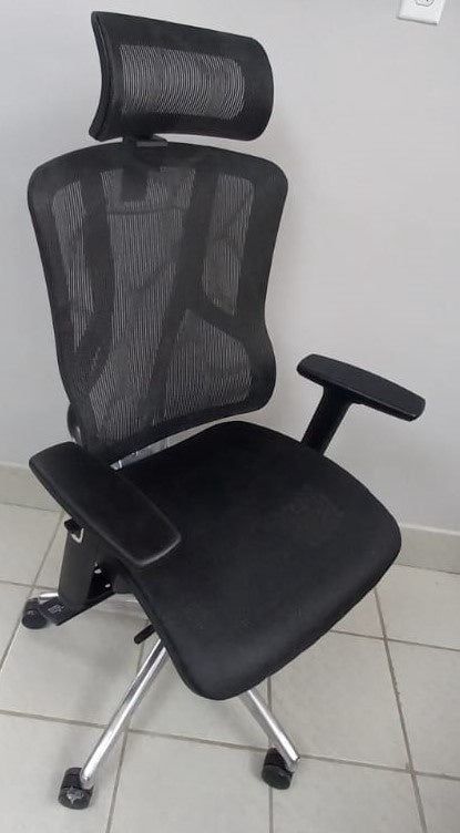 Chair Office Black with Head & Arm Rest 0043