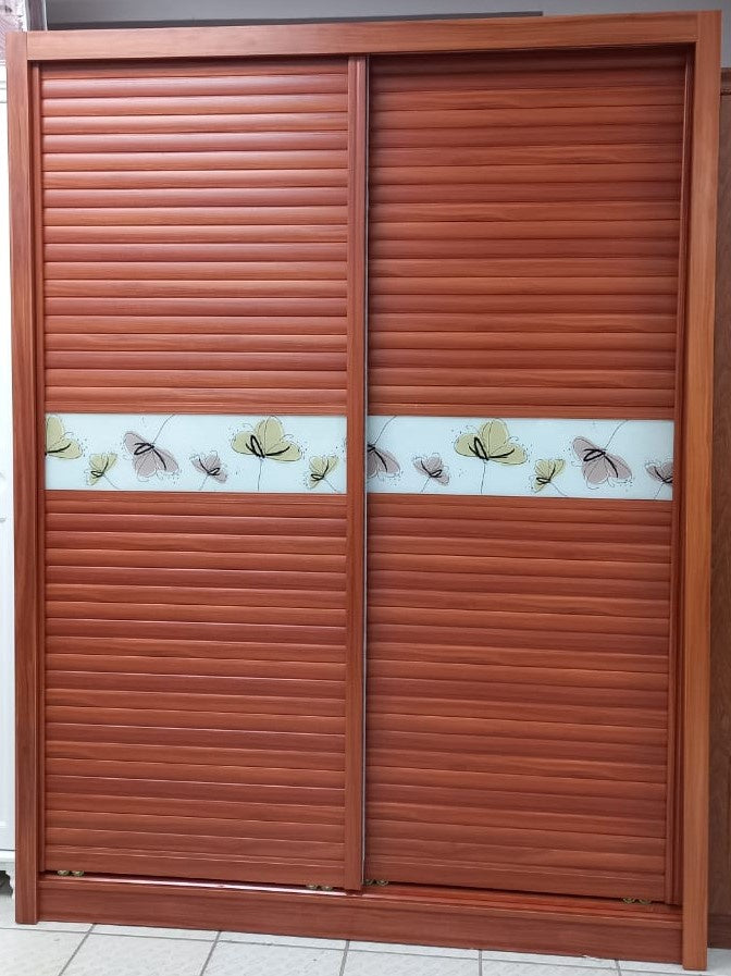 Wardrobe Tripple 816A with Wood Silding Door