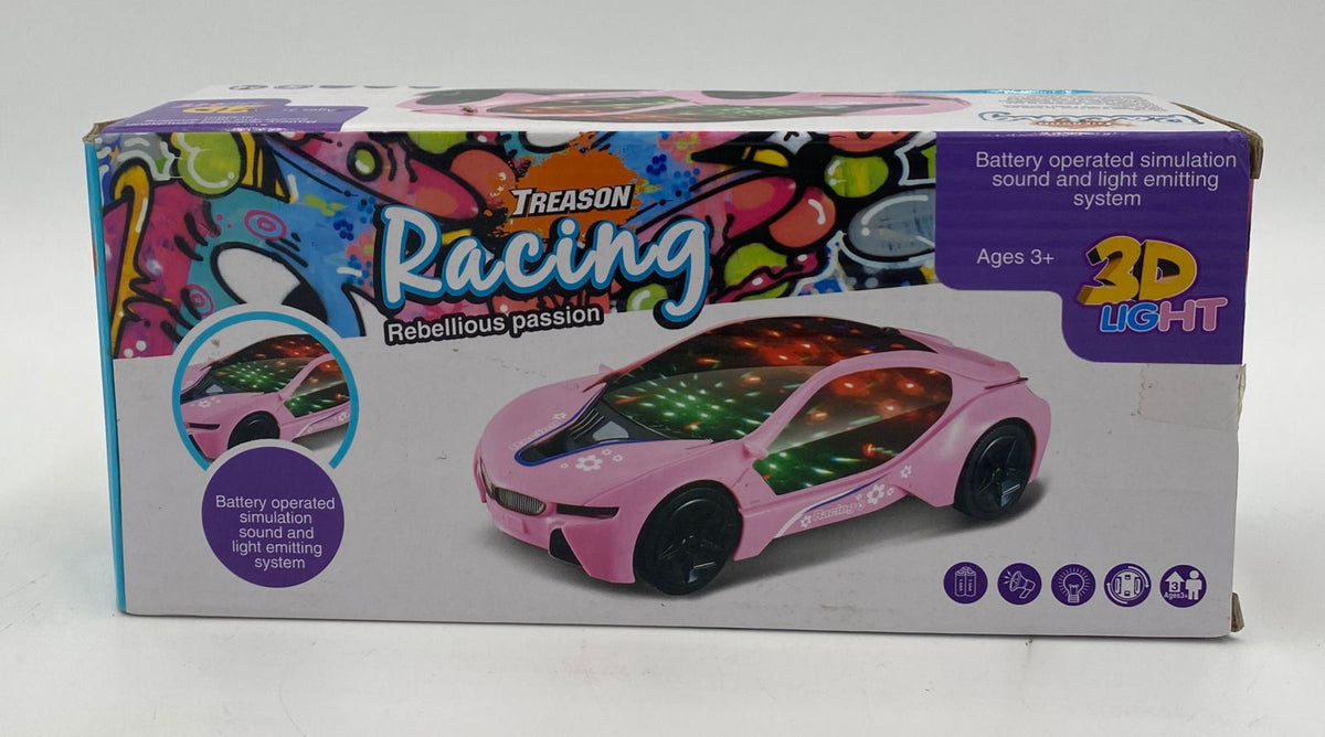 GENERIC Toy Treason Racing 3D Light Car A131