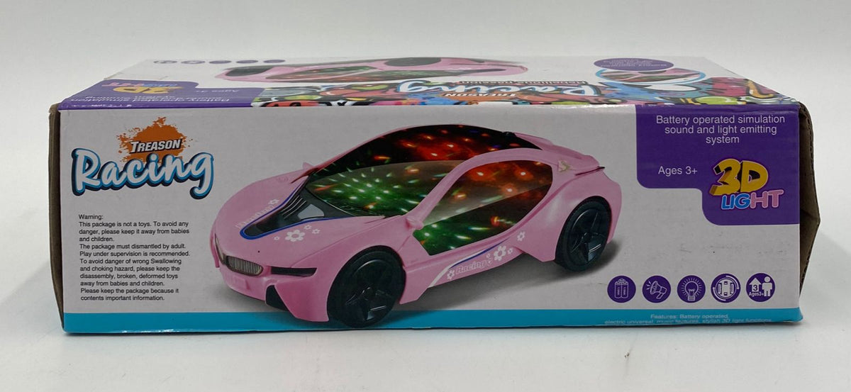 GENERIC Toy Treason Racing 3D Light Car A131