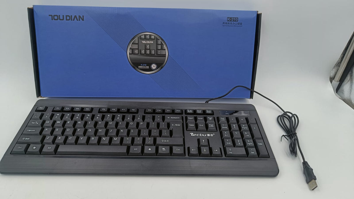 GENERIC Computer Keyboard Recbu K-210 USB Black