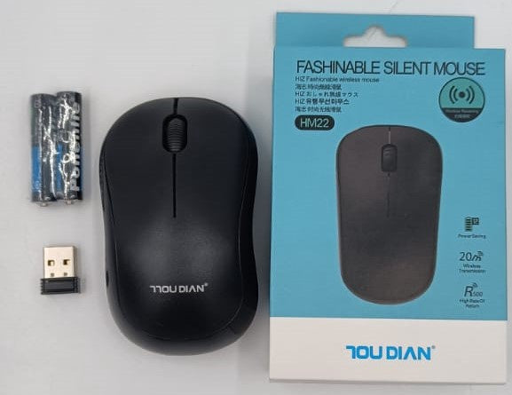 GENERIC Computer Mouse Wireless 2.4GHZ Optical HM22 Fashinable Silent