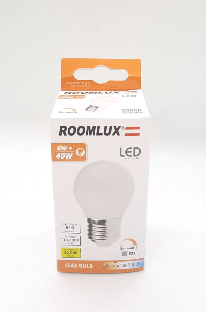 ROOMLUX Bulb LED 6W Dimmable Warmwhite 3000K