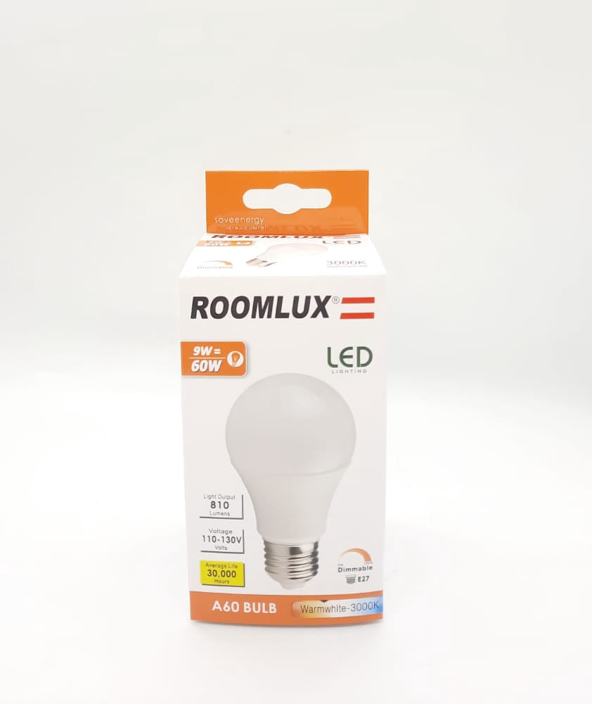 ROOMLUX Bulb LED 9W Dimmable Warmwhite 3000K