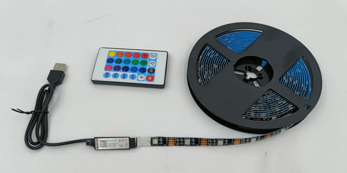Light LED Strip 5M Bluetooth USB Power with Remote
