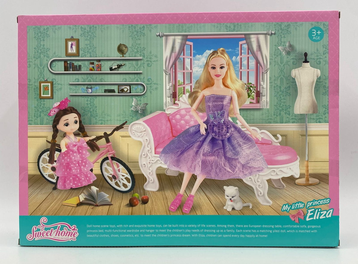 GENERIC Toy Doll Play Set Sweet Home My Little Princess Eliza R045