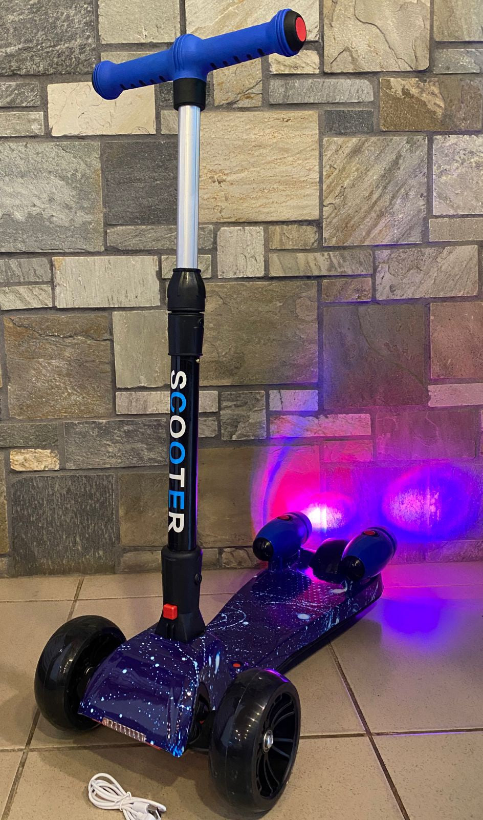Kids Scooter DBX-77NM 3 Wheel with Light & Sound / MULTI-COLOR / MULTI-COLOR / MULTI-COLOR