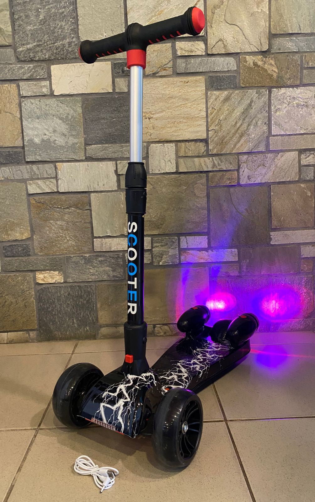 Kids Scooter DBX-77NM 3 Wheel with Light & Sound / MULTI-COLOR / MULTI-COLOR / MULTI-COLOR