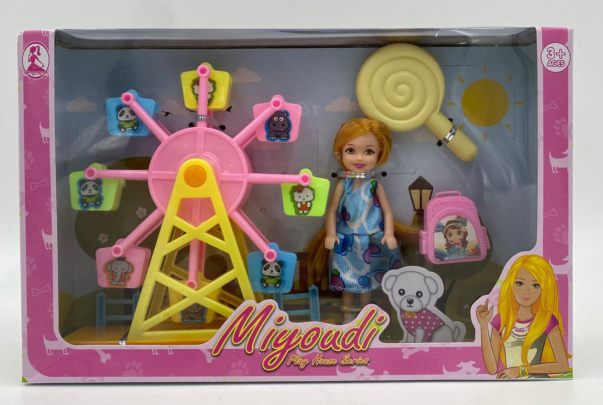 GENERIC Toy Doll Play House Set Ferris Wheel Miyoudi R018