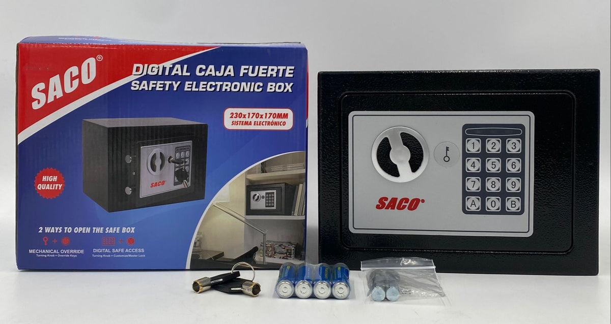 SACO Security Safe Digital 04-FR-21843 230X170X170MM
