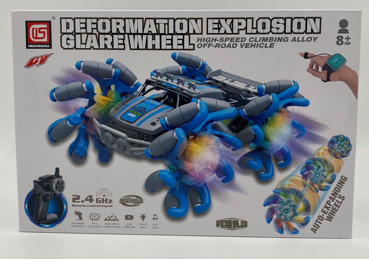 GENERIC Toy Car Deformation Explosion Glare Wheel CV-A500 2.4GHZ R055
