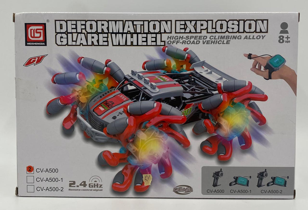 GENERIC Toy Car Deformation Explosion Glare Wheel CV-A500 2.4GHZ R055
