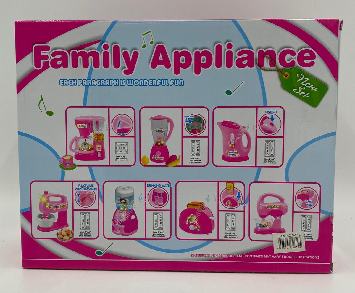 GENERIC Toy Kitchen Family Appliance New Set Family Assemble DV016
