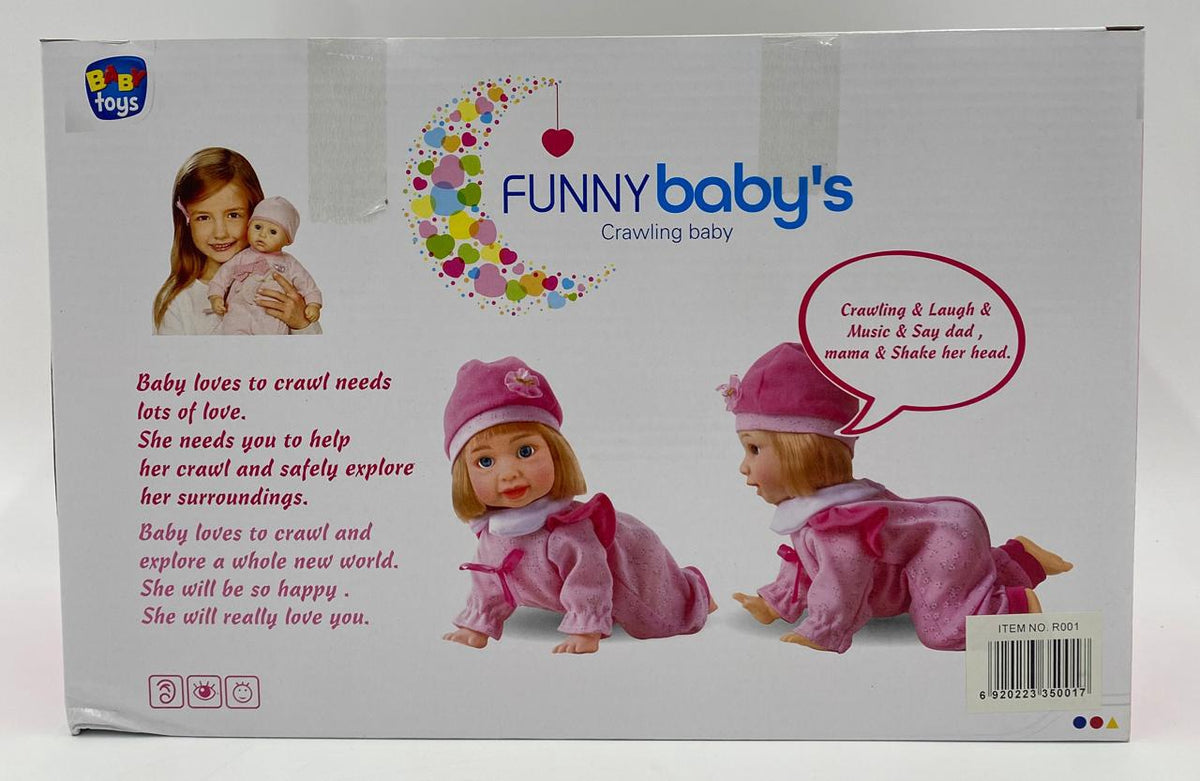 GENERIC Toy Baby Doll Funny Baby's Crawling Baby R001