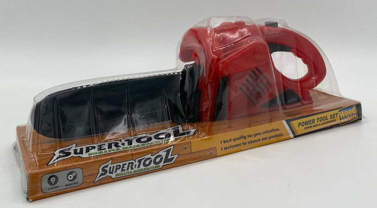 GENERIC Toy Chainsaw Super Tool Power Tool Set Wood Workers Y82