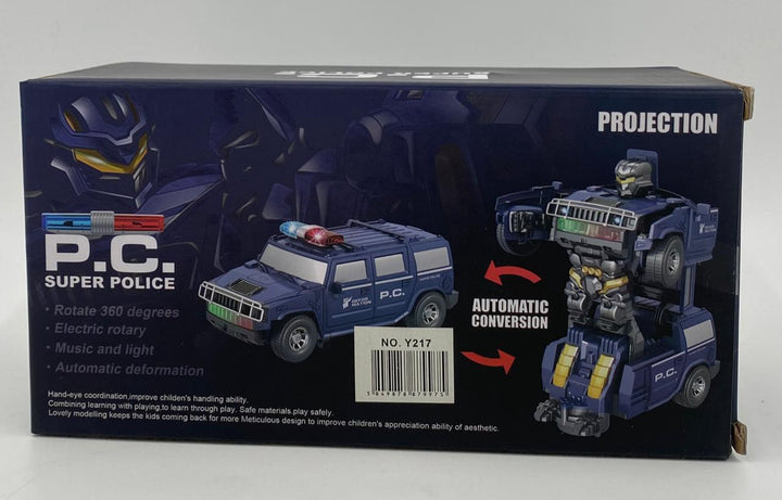 GENERIC Toy Robot Car P.c Super Police Transformer Y217