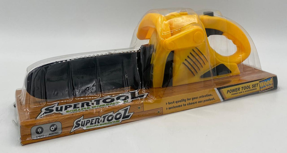 GENERIC Toy Chainsaw Super Tool Power Tool Set Wood Workers Y82