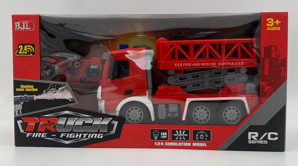 GENERIC Toy Truck FIRE-FIGHTING 1: 24 Simulation Model Bjl Remote Control R/C 2.4GHZ R188