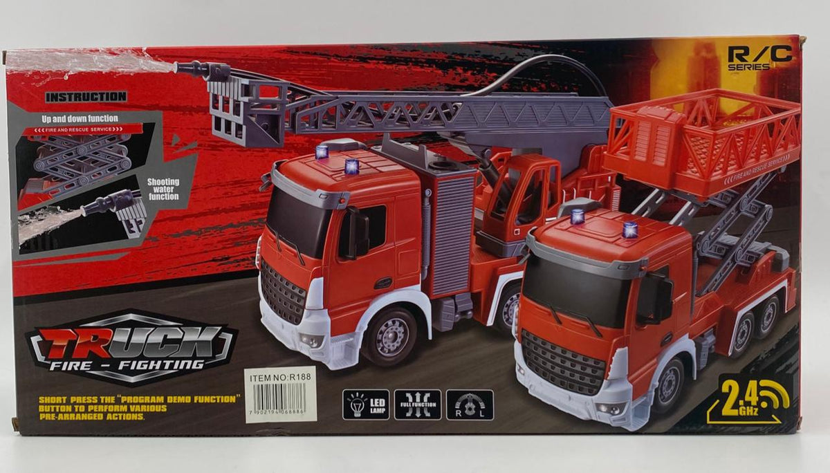 GENERIC Toy Truck FIRE-FIGHTING 1: 24 Simulation Model Bjl Remote Control R/C 2.4GHZ R188