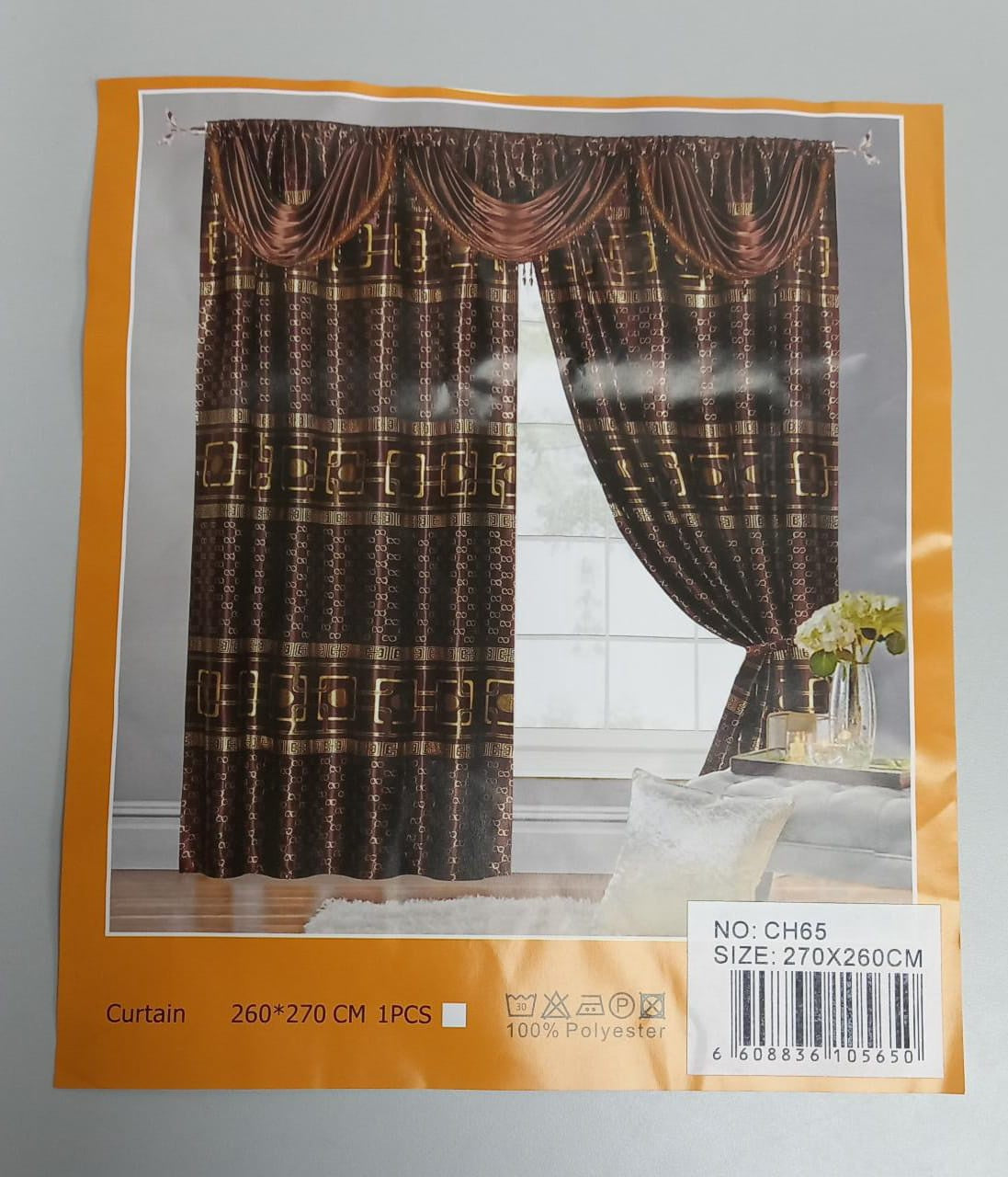 Curtain CH65 106X102" 270X260CM