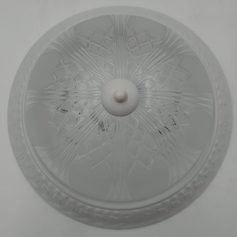 Light Fixture Ceiling 1070-2C Wh 12.5" 2-BULBS