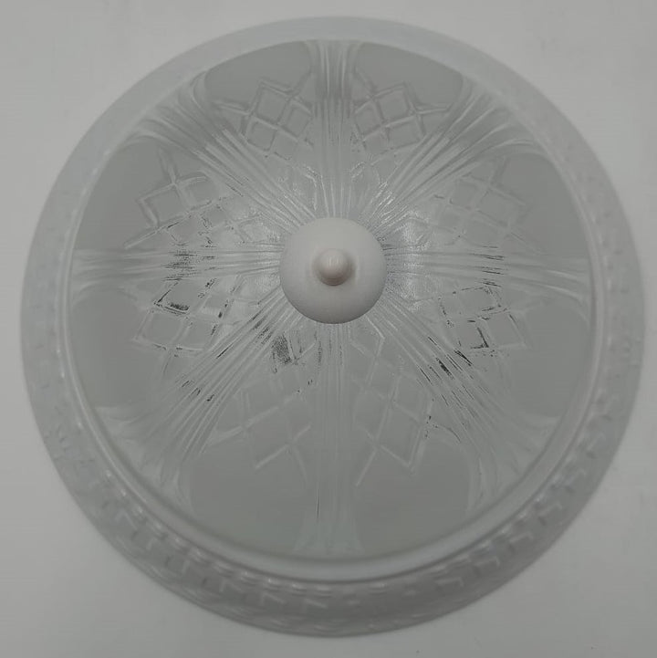 Light Fixture Ceiling 1070-2C Wh 12.5" 2-BULBS