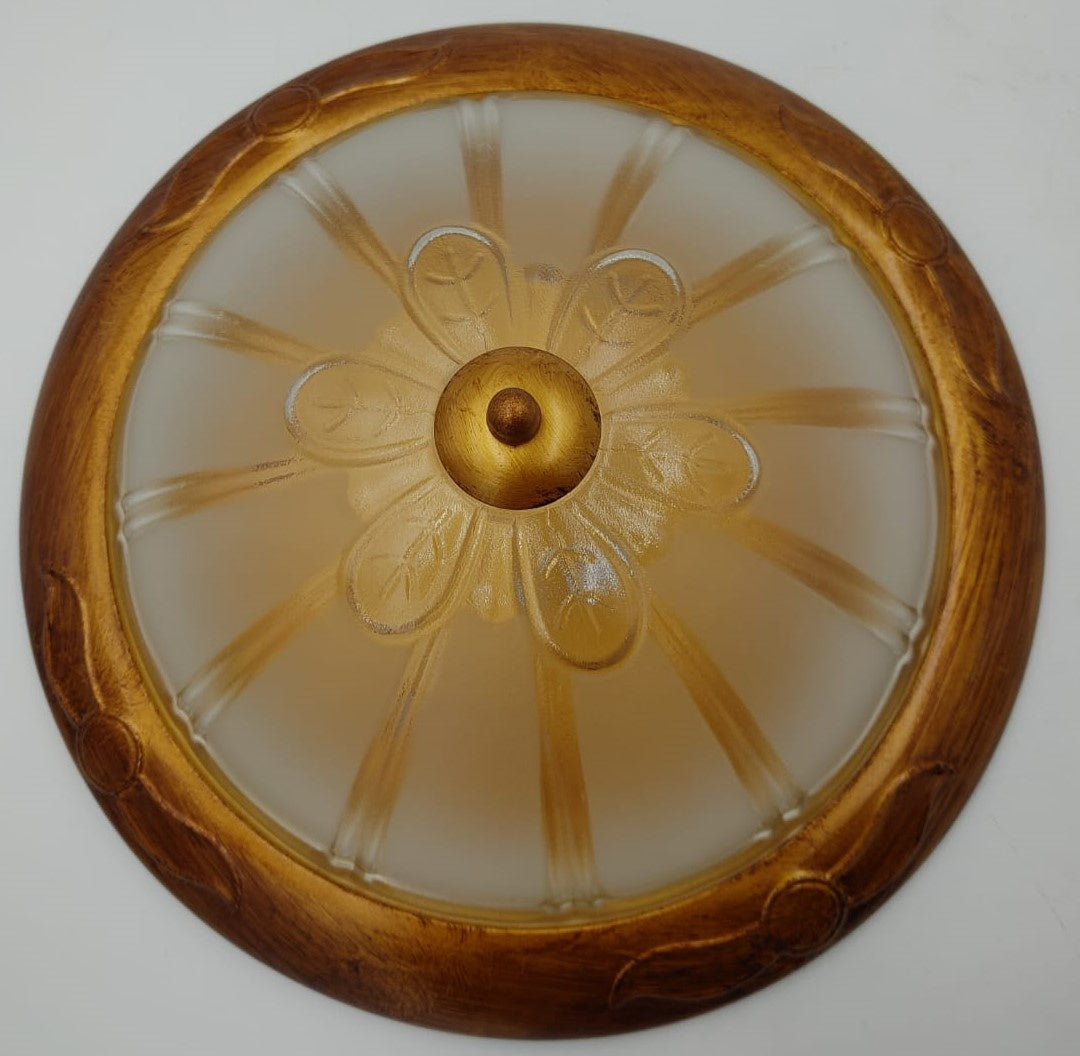 Light Fixture Ceiling 2080-2C Acp 12.5" 2-BULBS