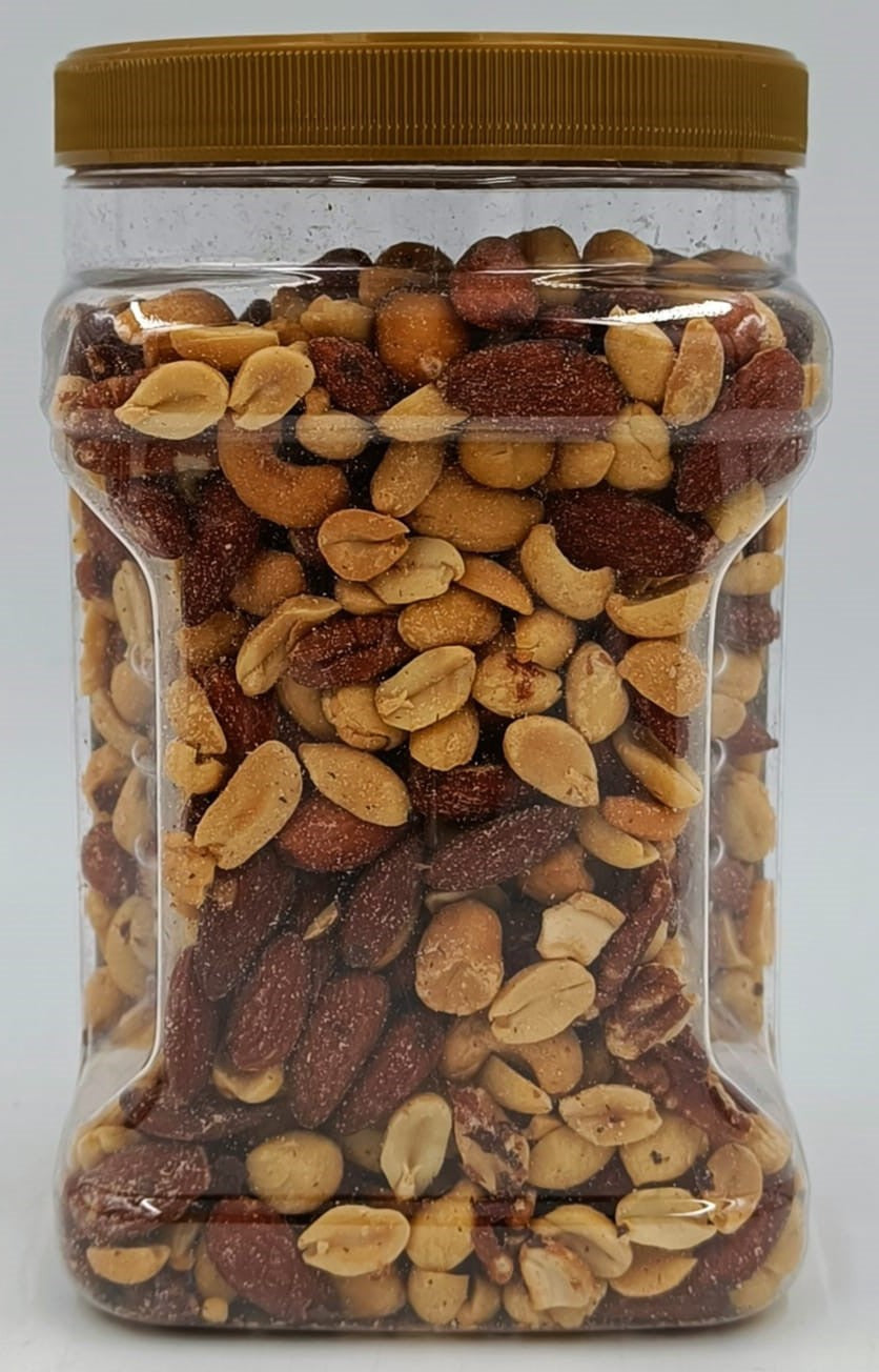 PLATINUM (FOOD) Platinum Nuts Roasted & Salted Mixed Nuts with 50% Peanuts 32OZ 907G